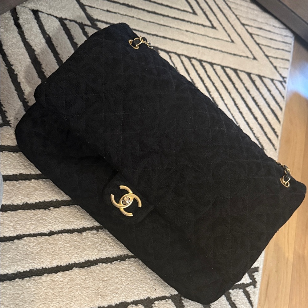 Chanel Classic Black Quilted Shoulder Bag